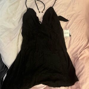 Free People Black Mini Dress